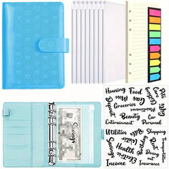 Heart Pattern Budget Binder with Cash Envelopes