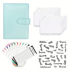 A6 Binder Journal Book Macaron Notebook Leather PU6 Hole Binder