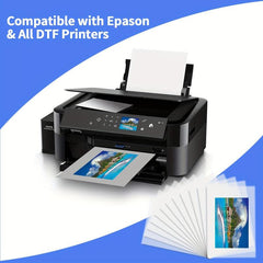 Matte PET Heat Transfer Paper A4 20 50 100 Sheets Direct to Film Printing