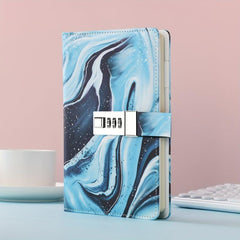 Faux Leather Journal With Lock Refillable Lined Paper