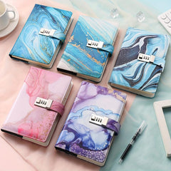 Faux Leather Journal With Lock Refillable Lined Paper