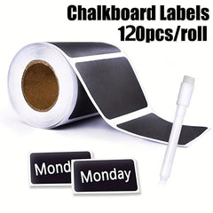 120 Pcs Roll Removable Writing Label Sticker