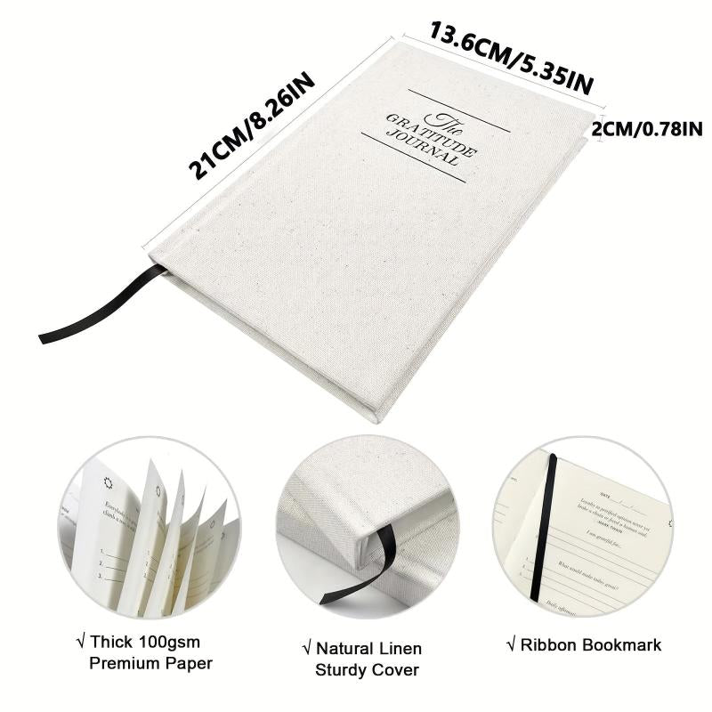A5 Thickened Notebook Gratitude Journal Daily Diary for Women & Men