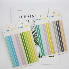 Long Strip Index Stickers Transparent Sticky Notes Writable Waterproof