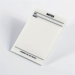 Clear Sticky Notes Large Grid Pad Waterproof Easy To Post Writable Note