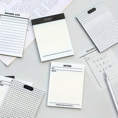 Clear Sticky Notes Large Grid Pad Waterproof Easy To Post Writable Note