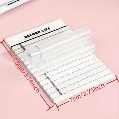 Clear Sticky Notes Large Grid Pad Waterproof Easy To Post Writable Note