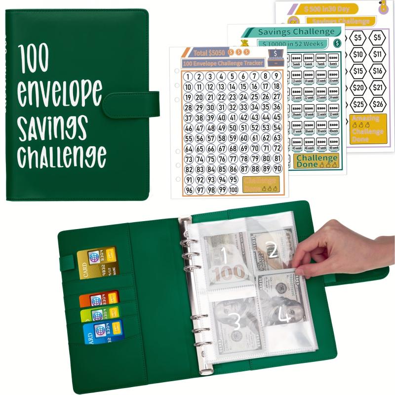 100 Envelopes Challenge Binder A5 Money Saving Budget Binder