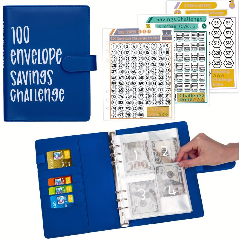 100 Envelopes Challenge Binder A5 Money Saving Budget Binder