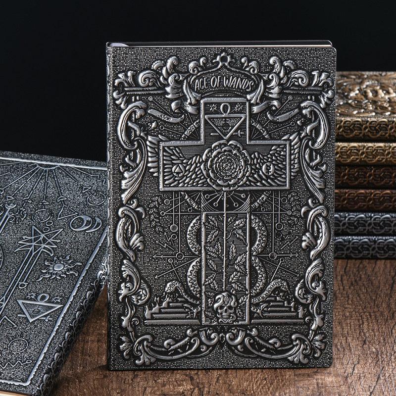 Tarot Retro Relief Notebook w/ 100 Sheets