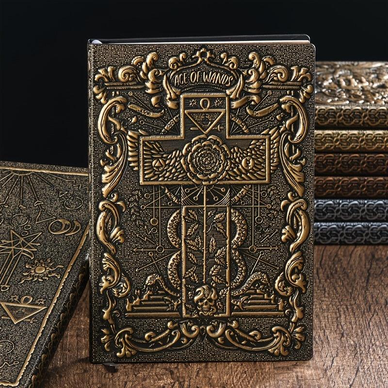 Tarot Retro Relief Notebook w/ 100 Sheets