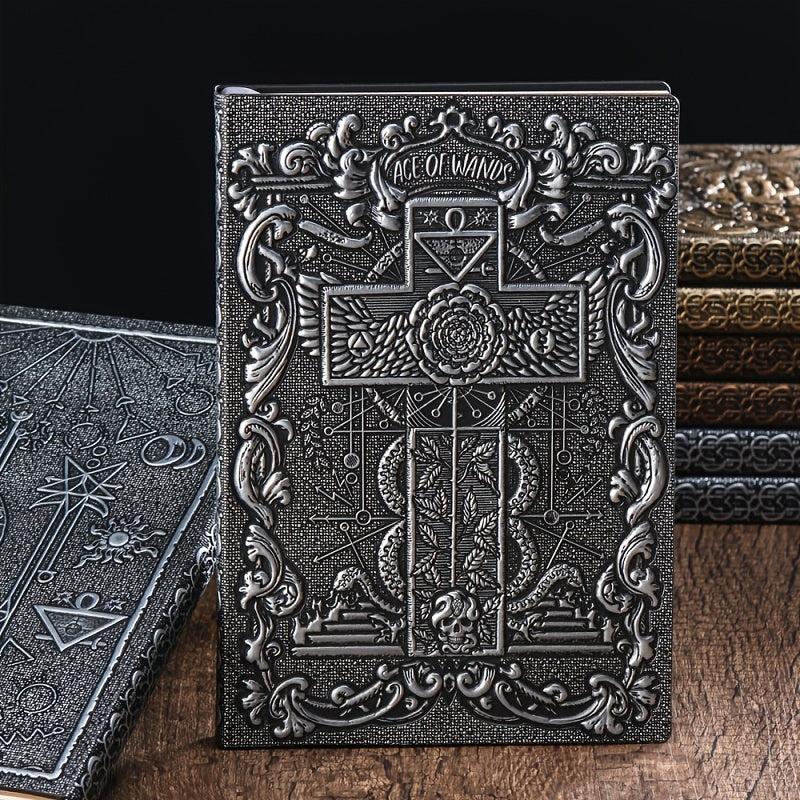 Tarot Retro Relief Notebook w/ 100 Sheets
