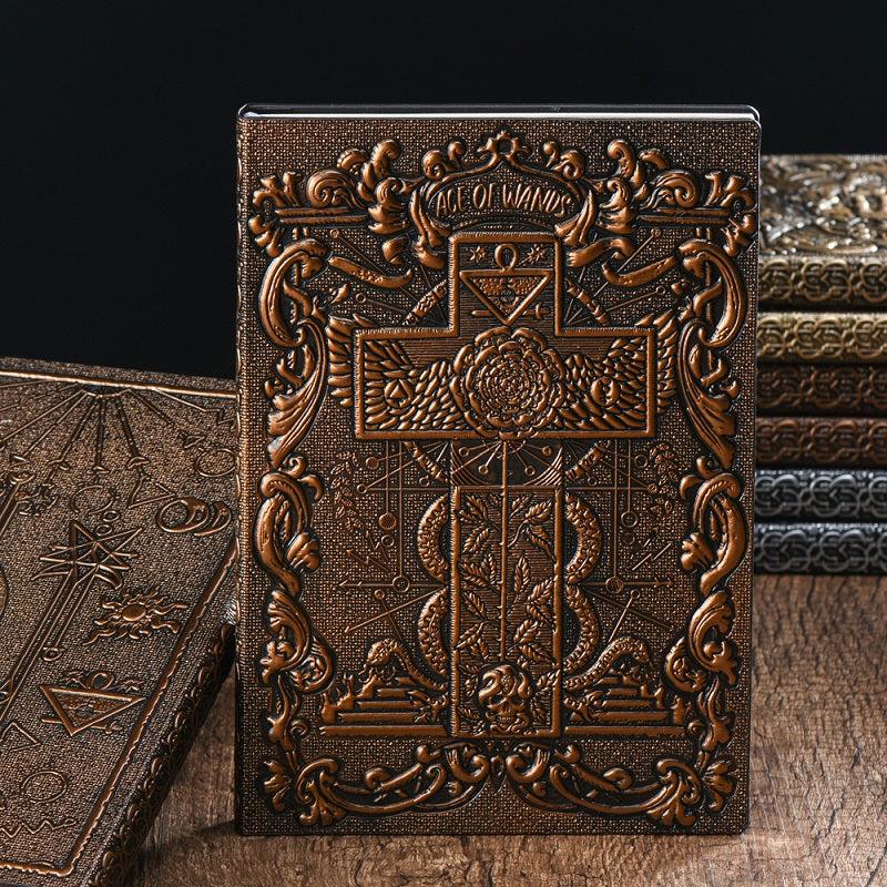 Tarot Retro Relief Notebook w/ 100 Sheets