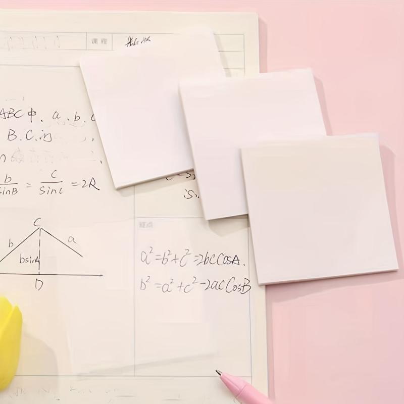 Clear Sticky Notes Waterproof Notepad Daily Note Planner