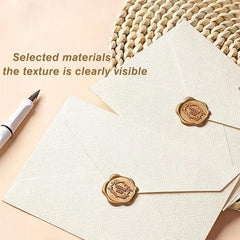 16 Pcs Vintage Stationery Paper & Envelopes Set, 3 Burlap Envelopes, 10 Writing