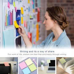 400 Fluorescent Colored Sticky Notes