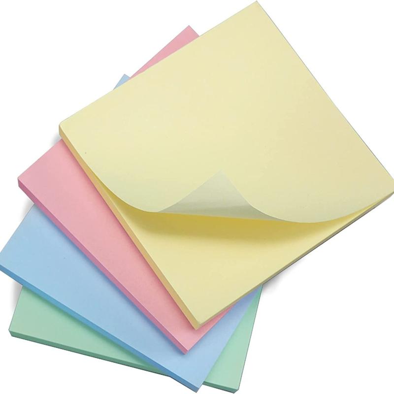 400 Fluorescent Colored Sticky Notes