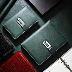 A5A6 Password Lock Business Notepad Student Journal Study Notebook