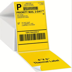 Itari 4x6 Labels 100-Pack Fan Fold Thermal Label with Perforations