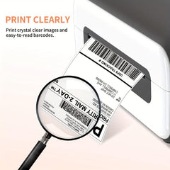 Itari 4x6 Labels 100-Pack Fan Fold Thermal Label with Perforations