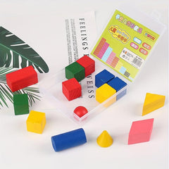 1pc Geometric Building Blocks Teaching Aid Set