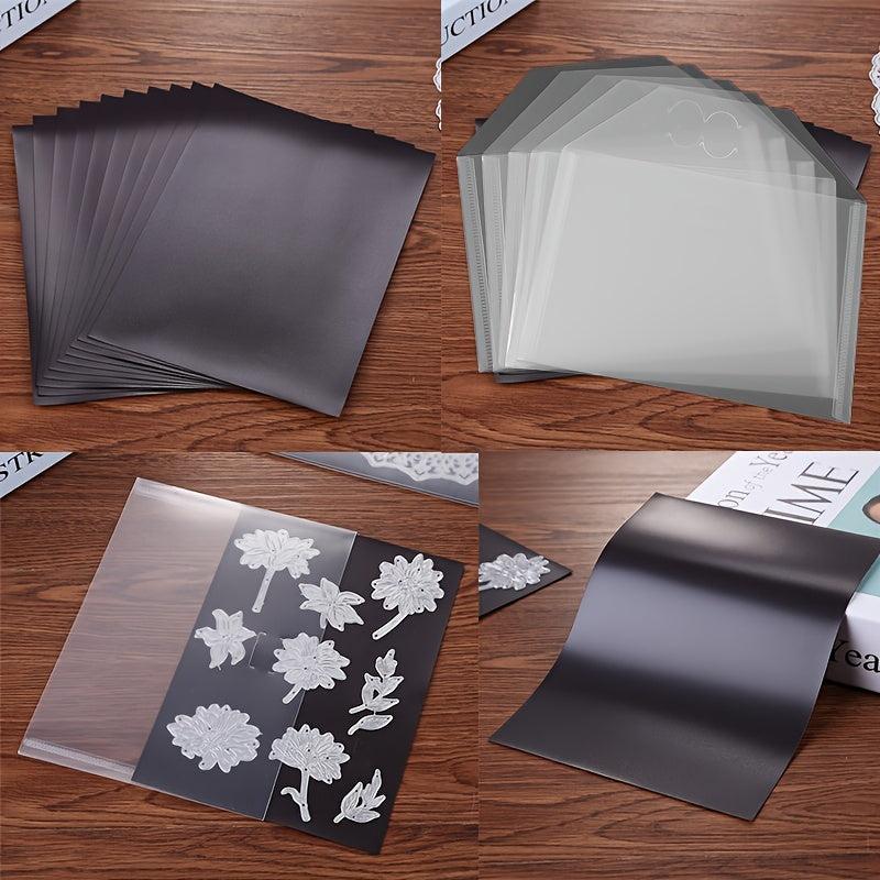 10pcs Magnetic Sheets Mat Storage Envelopes for Scrapbooking Card Stamp