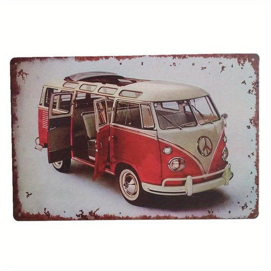 Vintage Metal Tin Sign Retro Garage Sign For Men Wall Decoration