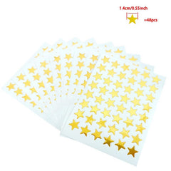Golden Star Stickers: Student Rewards & Teacher Praise