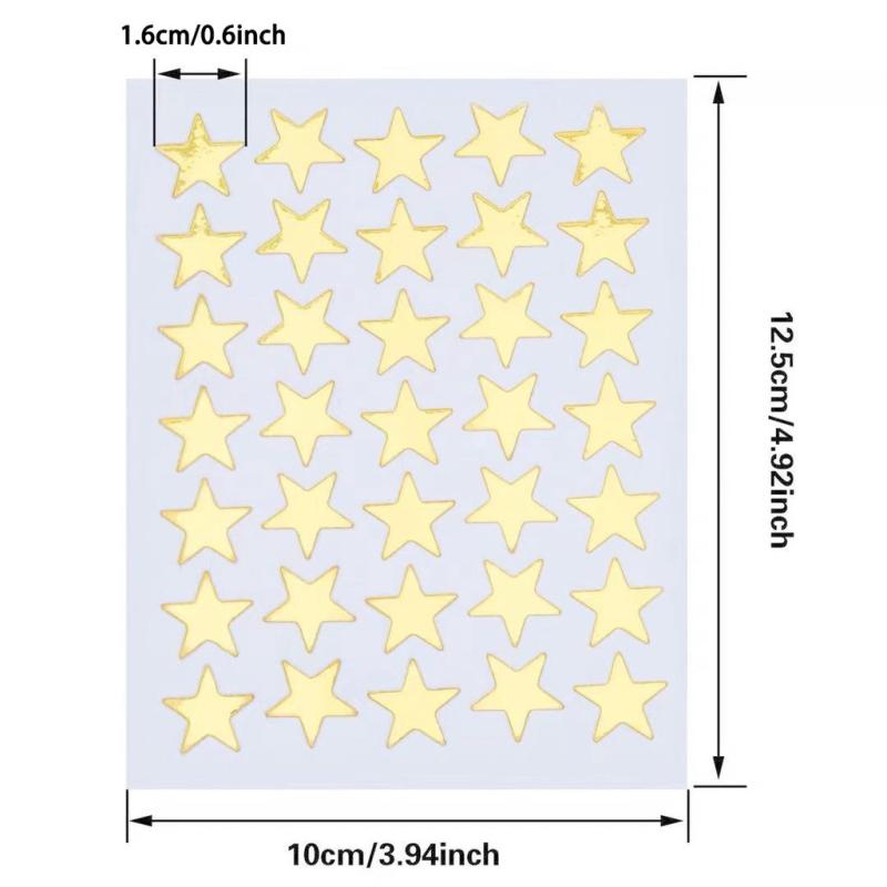 Golden Star Stickers: Student Rewards & Teacher Praise