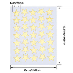 Golden Star Stickers: Student Rewards & Teacher Praise