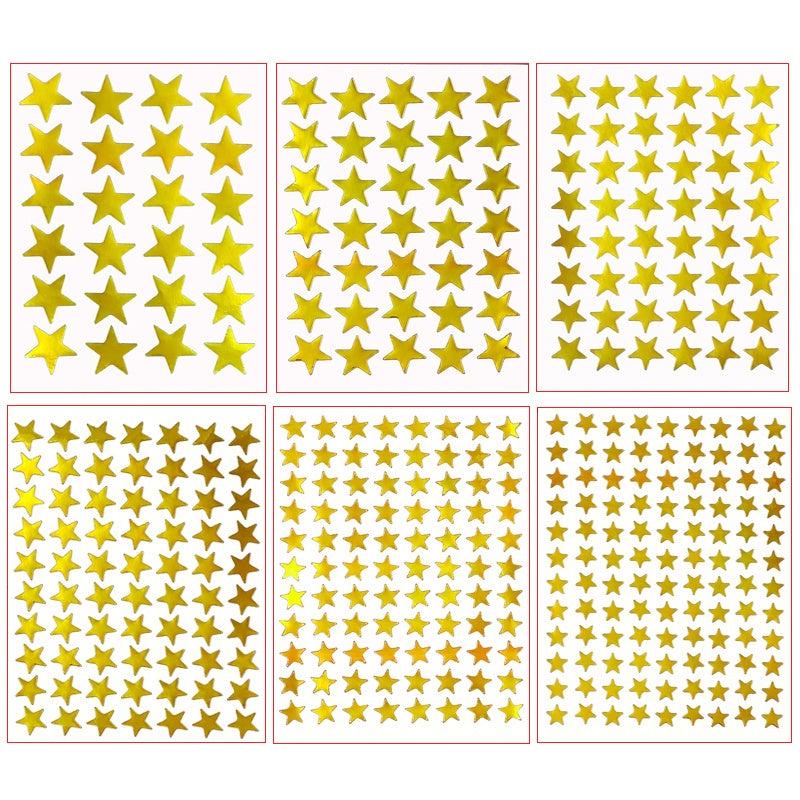 Golden Star Stickers: Student Rewards & Teacher Praise