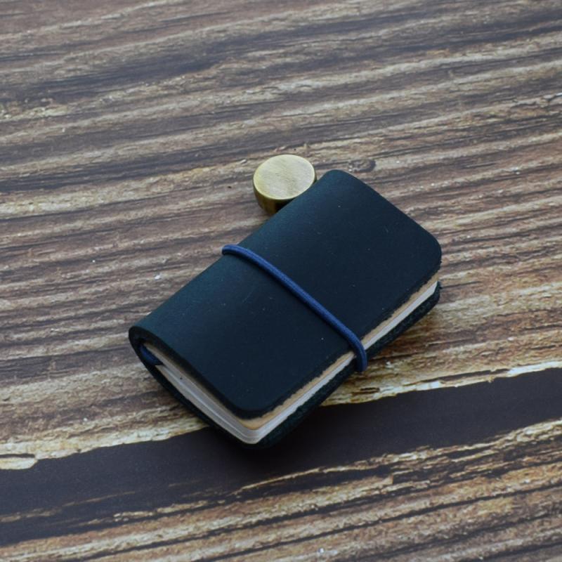 Mini Leather Cover Notebook 30 Blank Pages