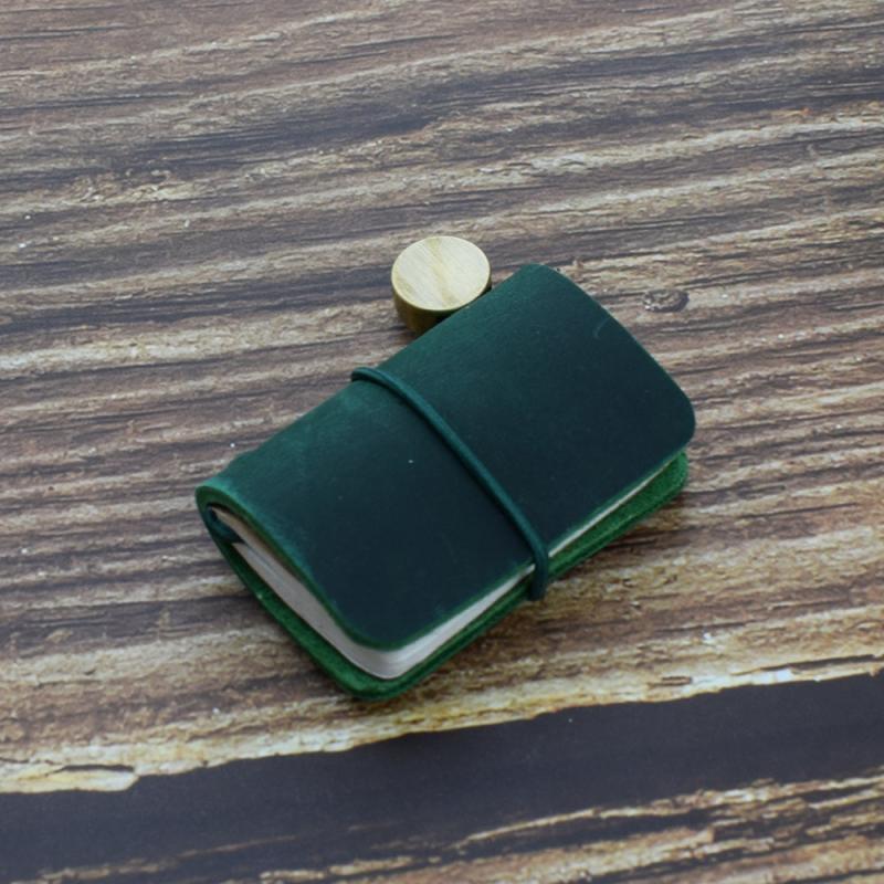 Mini Leather Cover Notebook 30 Blank Pages