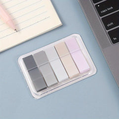 100 Sheets Morandi Sticky Notes Waterproof Index Sticker