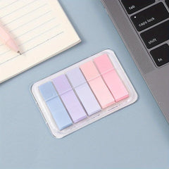 100 Sheets Morandi Sticky Notes Waterproof Index Sticker