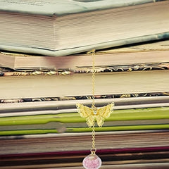 Metal Feather Bookmark Butterfly Book Marks Women Reader Teacher Student Graduat