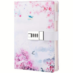 Lockable Journal for Women Girls, Refillable Diary, Password Protected, A5 Size