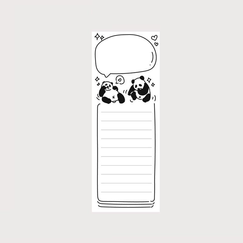 50 Sheets Animal Magnet Notepad for Fridge Grocery & Daily Tasks