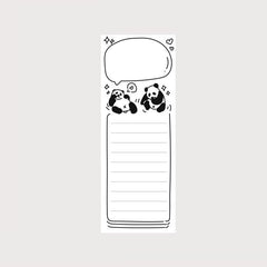 50 Sheets Animal Magnet Notepad for Fridge Grocery & Daily Tasks