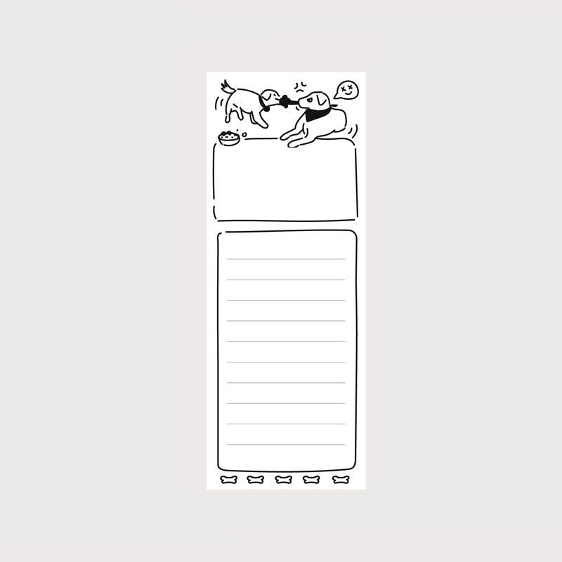 50 Sheets Animal Magnet Notepad for Fridge Grocery & Daily Tasks