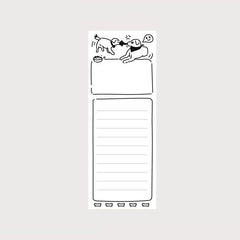 50 Sheets Animal Magnet Notepad for Fridge Grocery & Daily Tasks