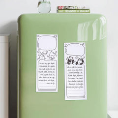 50 Sheets Animal Magnet Notepad for Fridge Grocery & Daily Tasks