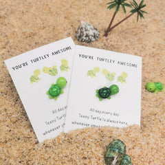 Pocket Turtle Hug Cheer Up Resin Sea Turtle Inspirational Gift
