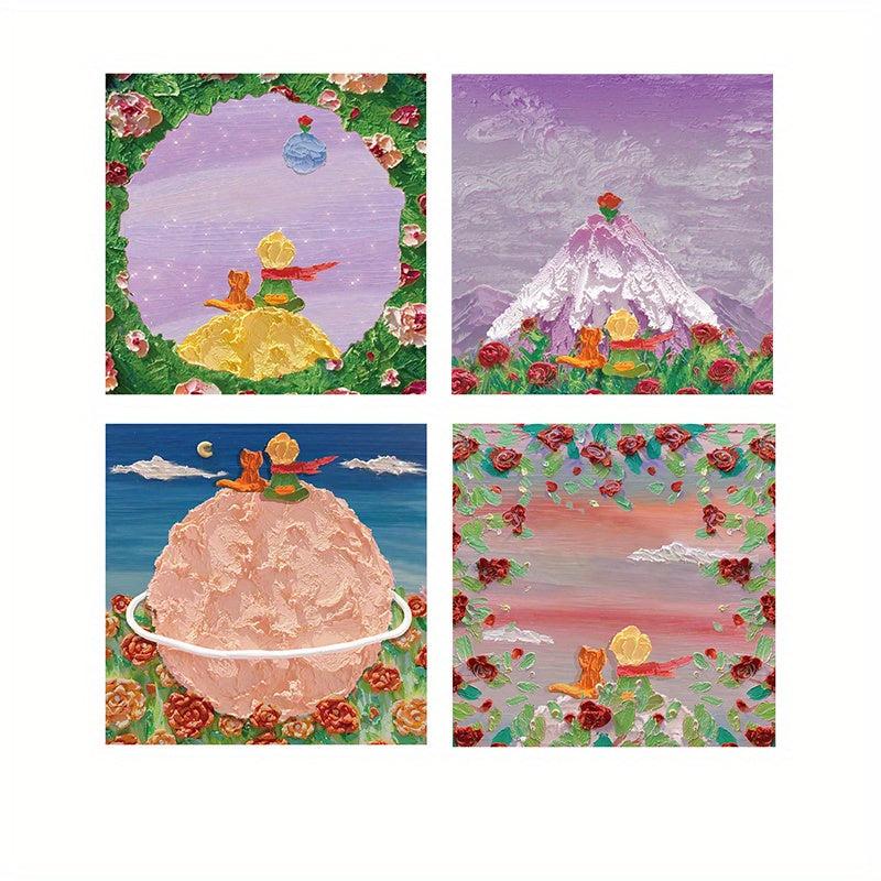 80 Sheets Little Prince Sticky Notes Creative Memo Paper