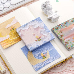 80 Sheets Little Prince Sticky Notes Creative Memo Paper