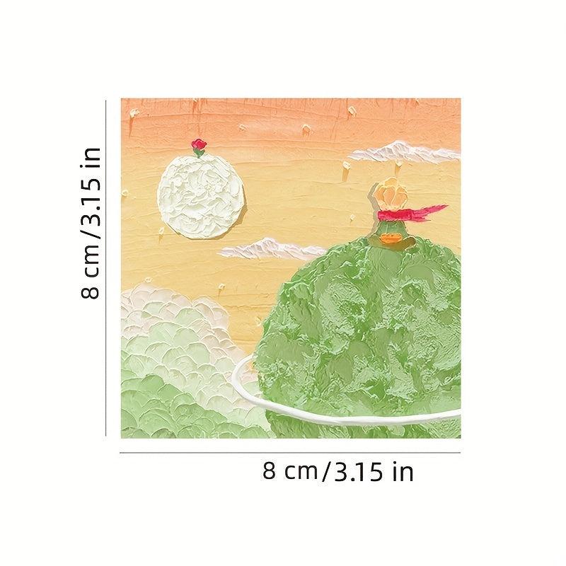 80 Sheets Little Prince Sticky Notes Creative Memo Paper