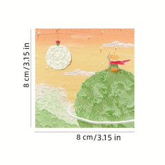 80 Sheets Little Prince Sticky Notes Creative Memo Paper