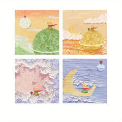 80 Sheets Little Prince Sticky Notes Creative Memo Paper