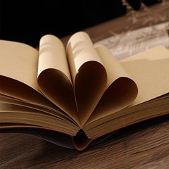 Leather Writing Journal Classic Embossed Travel Notebook & Retro Pendants