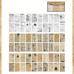 60pcs Pack Retro Memo Book Yesterday's Poetry Series for Journal & Collage